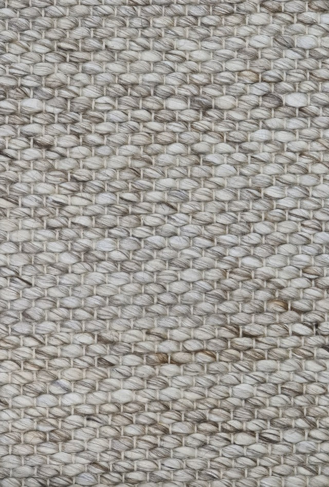 Dropletts Off White & Beige Handmade Wool Hall Runner | Custom Cut Length x 80 cm wide | $95 per metre - PREORDER