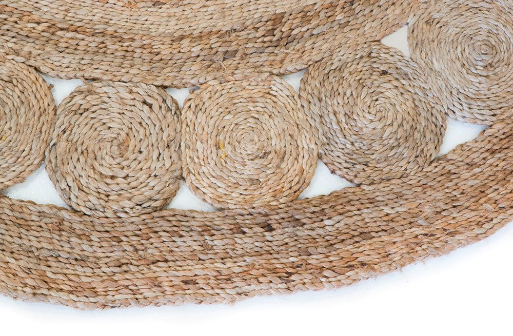 French Knot Jute Rug | Natural
