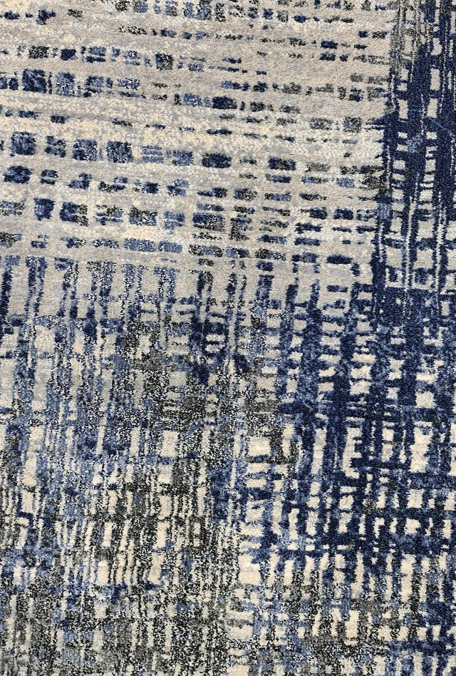 Fraser Rug | Beige Silver Blue - Rug Addiction