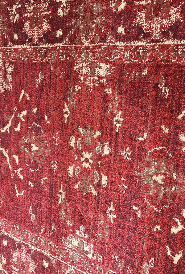 Burgundy Rug Distressed Design Rug Addiction