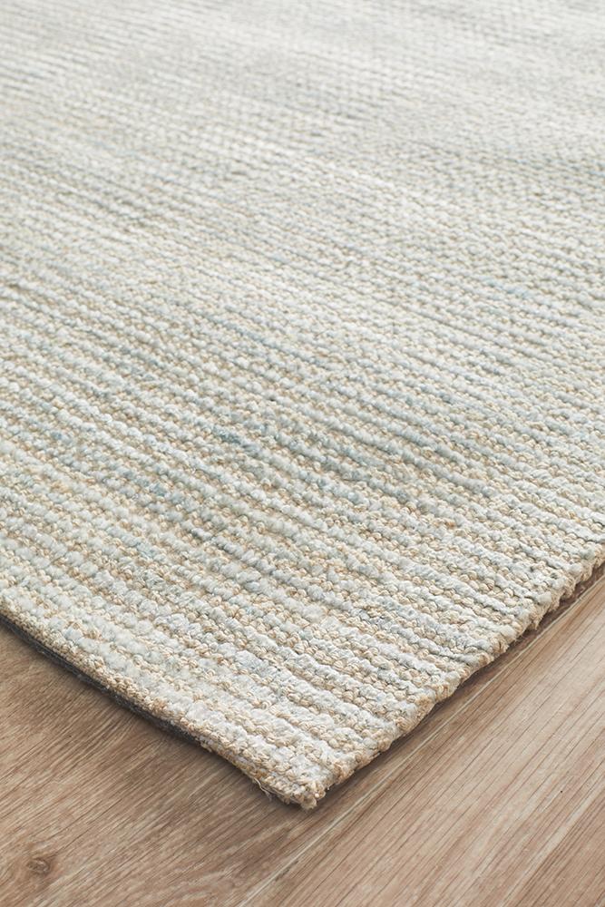 Allure Sky Blue Flat Weave by Rug Addiction