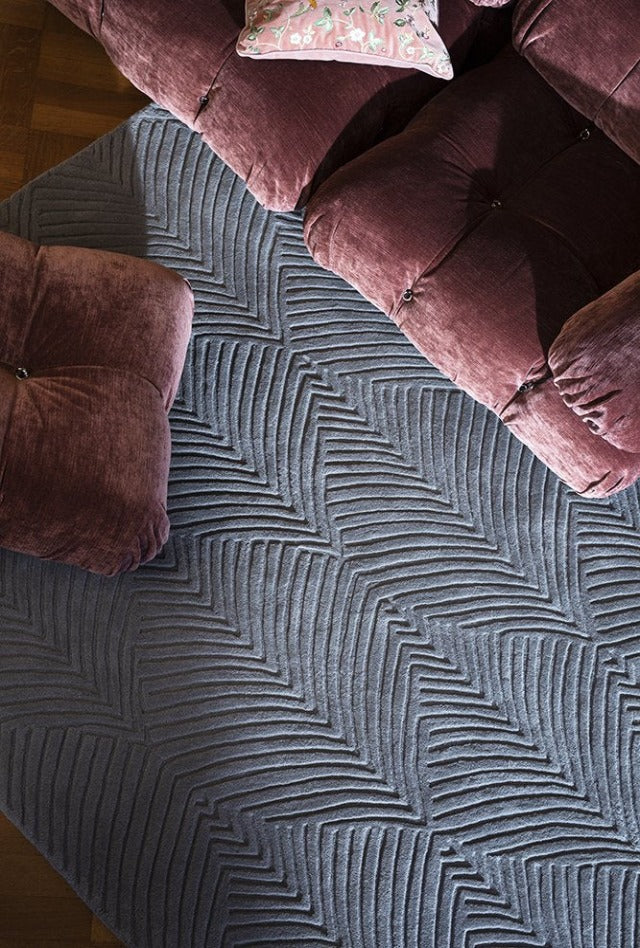 Wedgwood Folia Cool Grey Designer Rug | By Brink & Campman