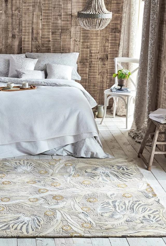 William Morris Designed Rug Wool & Viscose Blend and Hand made from the Morris & Co collection
