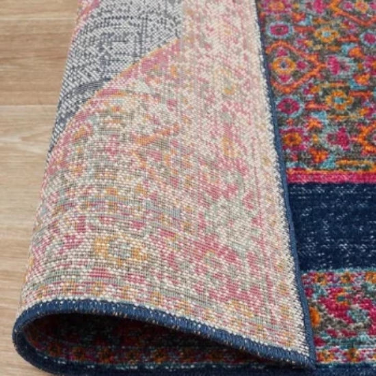 Eternal Navy Hall Runner by Rug Addiction is available in a 3 metre and 4 metre length also Extra Large Sizes available in matching rugs