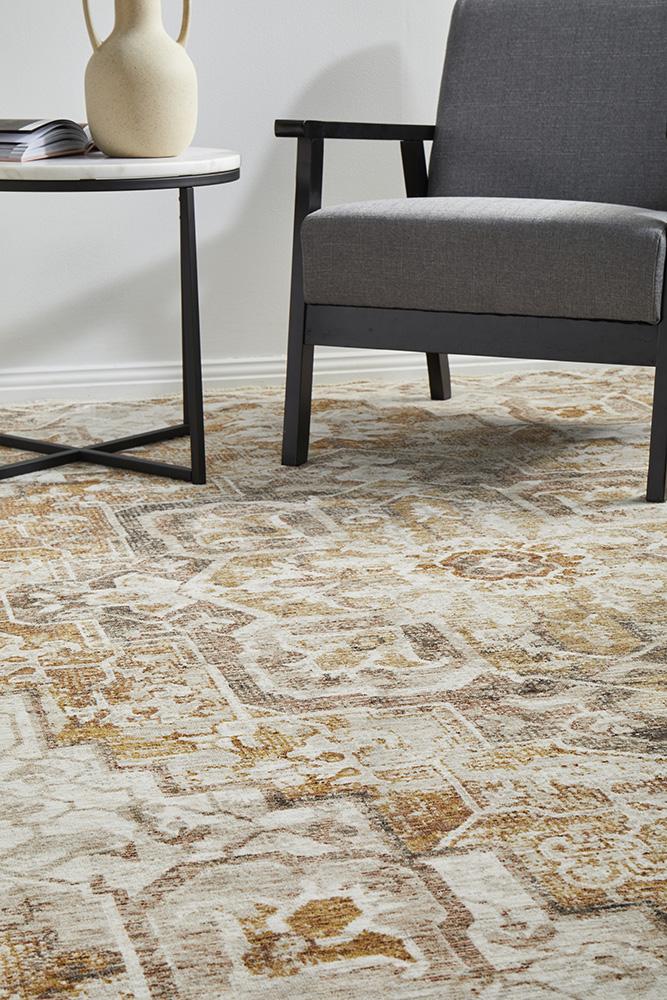 Temple Rug | Mustard Gold
