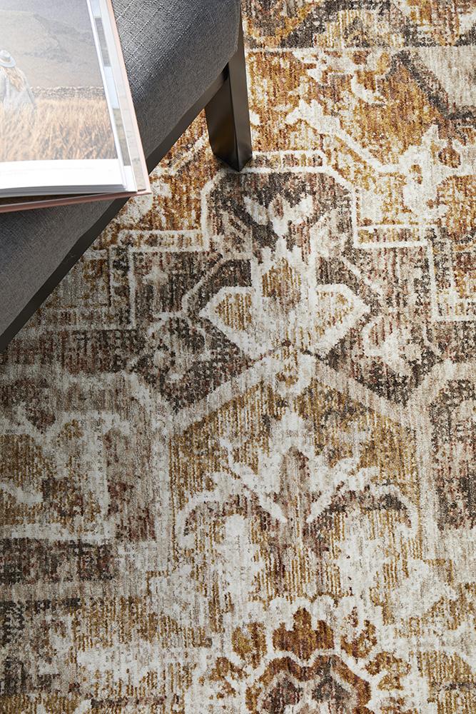 Temple Rug | Mustard Gold