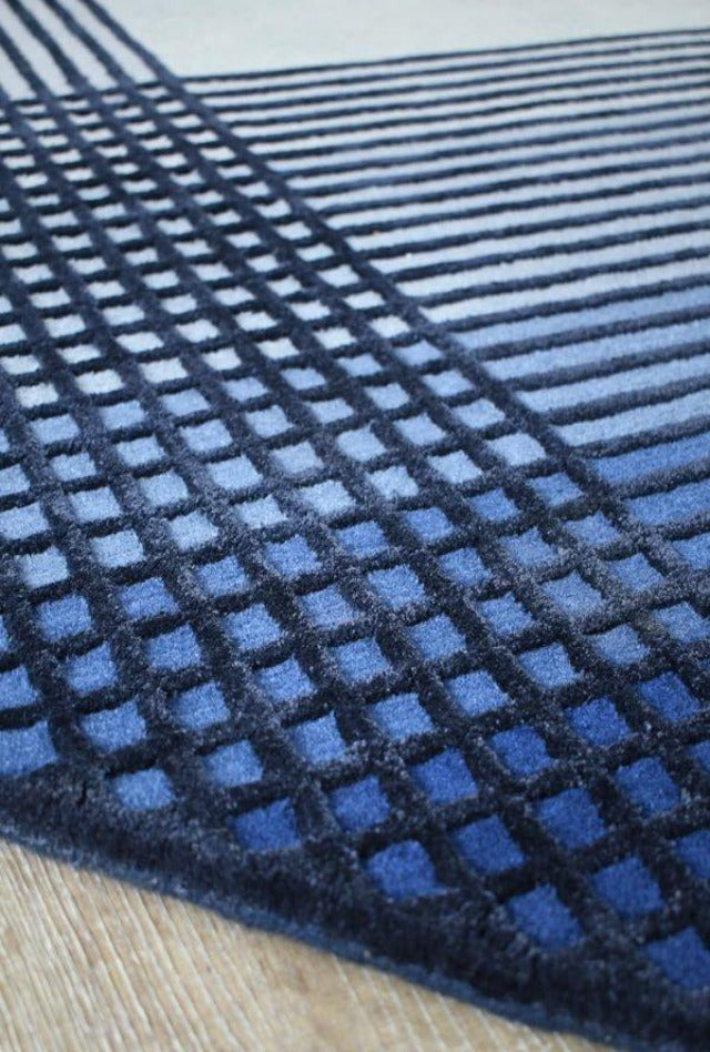 Jagged Square Rug | Admiral - Enquire now for availability