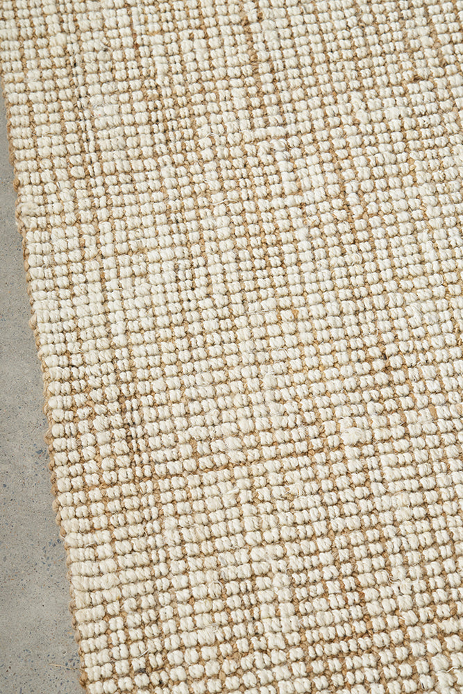 Madras Marlo White Rug