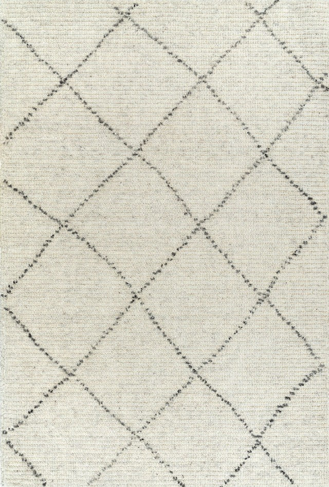 Orlean Hand Knotted Rug | Ivory Grey