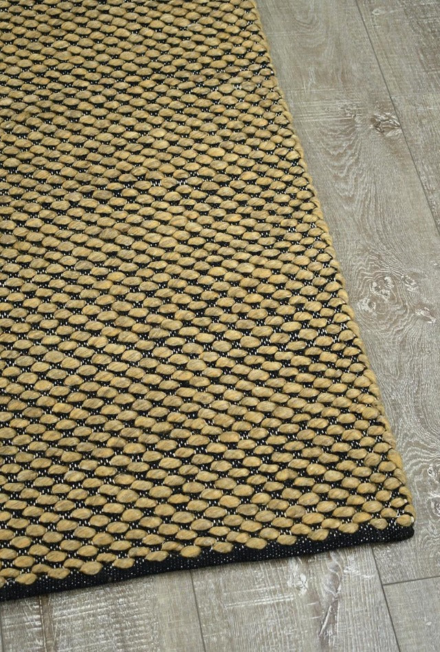 Palmas Flatwoven Wool Rug | Honey - Enquire now for availability