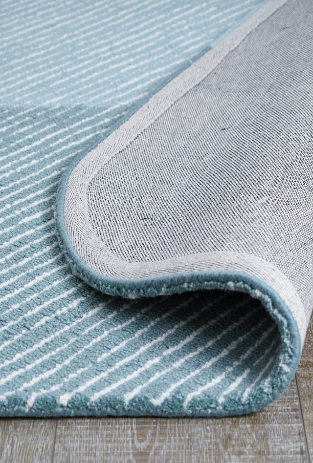 Pinstripe Handmade NZ Wool Rug | Oasis - Enquire now for availability