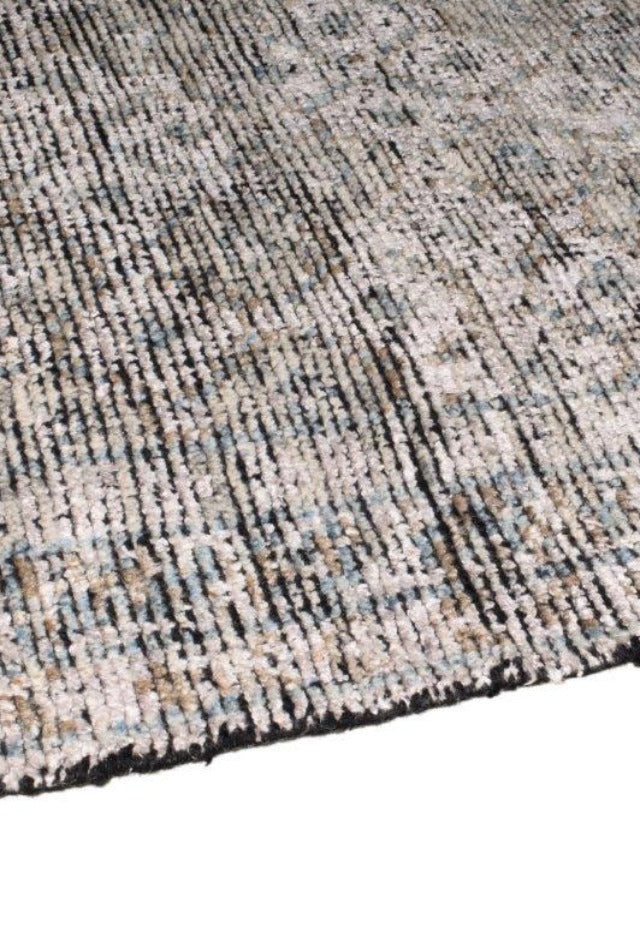 Revival Oushak Rug Washed Indigo Ronnie & Main Bedroom 202