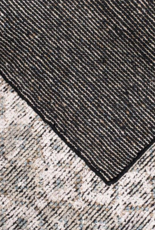 Revival Oushak Rug Washed Indigo Ronnie & Main Bedroom 202