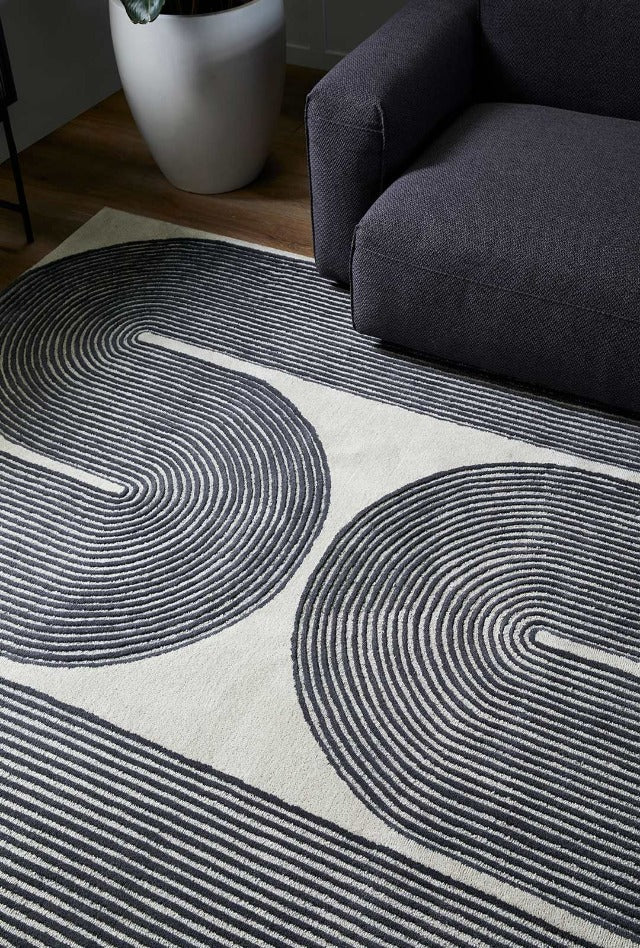 Viper Ink Rug | Blue - Enquire now for availability