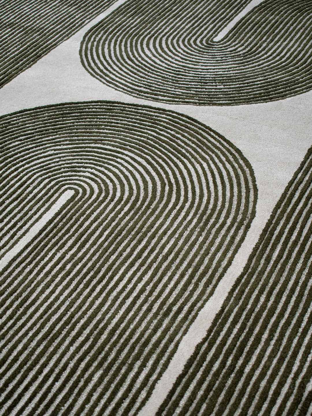 Viper Olive Rug | Green - Enquiry now for availability